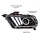 Spec-D Tuning 10-13 Ford Mustang Seq Signal LED Projector Headlight LHP-MST10BK-V2-TM - alternate 7